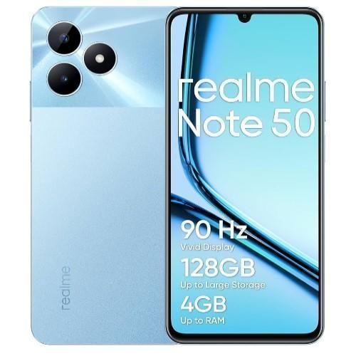 Realme Note 50 Smartphone 4GB RAM 128GB ROM 6.74 Inch 90Hz Display 5000mAh Battery 13MP Camera Android Dual SIM 4G Mobile Phone