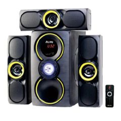 AILIPU KL-6310 3.1 Channel Multimedia Speaker System Bluetooth Subwoofer Home Theater USB FM Remote Powerful Bass Sound System For TV, PC & Home Entertainment