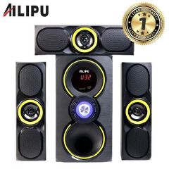 AILIPU KL-6310 3.1 Channel Multimedia Speaker System Bluetooth Subwoofer Home Theater USB FM Remote Powerful Bass Sound System For TV, PC & Home Entertainment