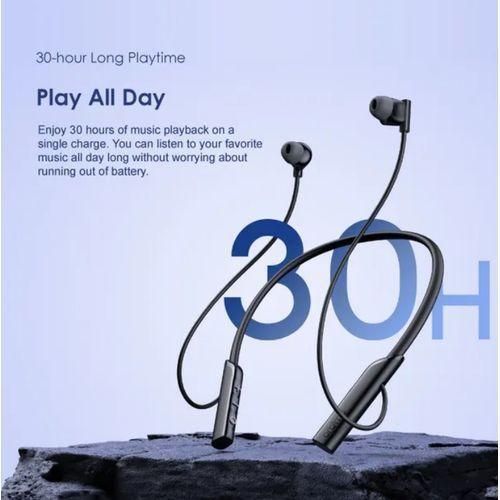 Oraimo Necklace Lite Wireless Bluetooth Neckband Earphones, Bluetooth 5.3, 30H Playtime, ENC Call Noise Reduction, Deep Bass, Type-C Fast Charging, Sports Headphones