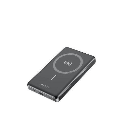 Havit PB5224 10000mAh 20W Magnetic Wireless Power Bank Fast Charging PD20W USB-C Portable MagSafe Compatible Power Bank for iPhone Android