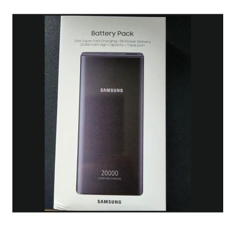 Samsung 20000mAh 25W Super Fast Charging Power Bank USB-C PD Portable Battery Pack Fast Charger for Samsung Galaxy, iPhone, Xiaomi, Tecno, Infinix & Android Phones