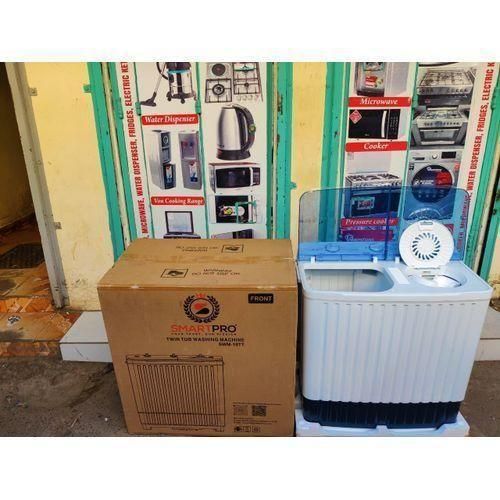SmartPro 10KG Twin Tub Washing Machine Semi-Automatic SMW-10SA | Powerful Wash & Spin | Air Dry | Rust Proof Body | Lint Filter | Energy Saving | 1 Year Warranty