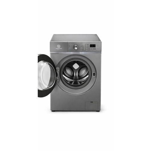 SmartPro 8KG Fully Automatic Front Load Washing Machine SWM-08FLA | 1200RPM Spin | A+++ Energy Saving | 12 Wash Programs | LED Display | Child Lock | Grey