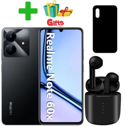 Realme Note 60X 64GB ROM, 3GB RAM, 6.74-Inch 90Hz Display, Unisoc T612 Processor, 5000mAh Battery, Dual SIM 4G Smartphone