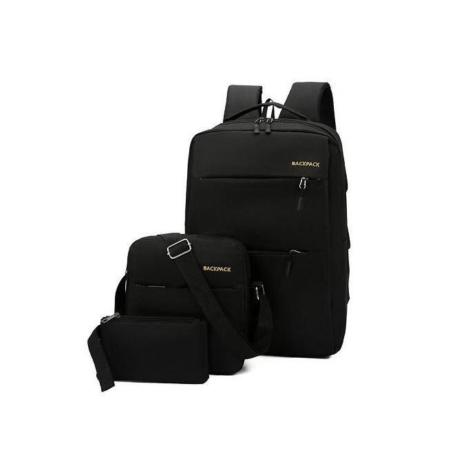 3 In 1 Business mens Laptop Bag Backpack Crossbody Bag