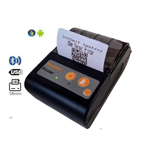 58mm Mini Thermal Receipt Printer with Fast 150mm/s Printing Speed, Ideal for Restaurant Ordering and Mobile POS Systems