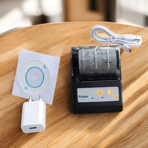 58mm Mini Thermal Receipt Printer with Fast 150mm/s Printing Speed, Ideal for Restaurant Ordering and Mobile POS Systems