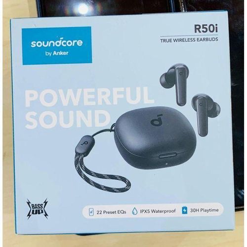 Anker Anker Soundcore R50i True Wireless Earbuds - Bluetooth 5.5, 30H Playtime, Black
