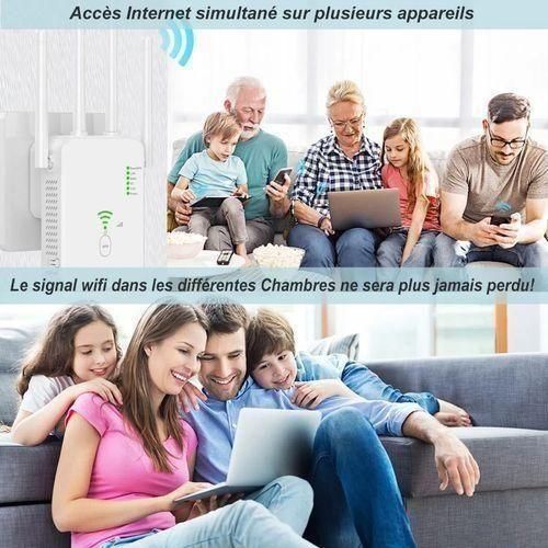 1200Mbps Wireless WiFi Repeater Wifi Extender Dual-Band 2.4G 5G WiFi Extender 802.11ac Gigabit WiFi Amplifier WPS Router