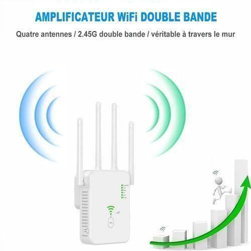 1200Mbps Wireless WiFi Repeater Wifi Extender Dual-Band 2.4G 5G WiFi Extender 802.11ac Gigabit WiFi Amplifier WPS Router