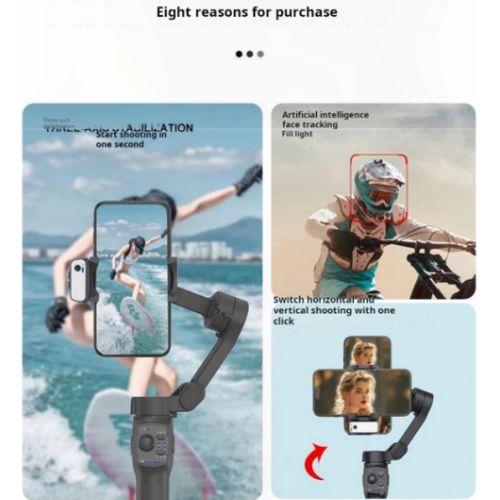 L9 Lite Portable 3 Axis Smartphone Gimbal Stabilizer Anti-Shake with AI Face Tracking