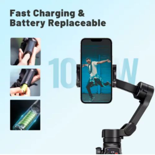 L9 AI Face Tracking 3-Axis Portable Smartphone Gimbals Handheld Stabilizer for Phone