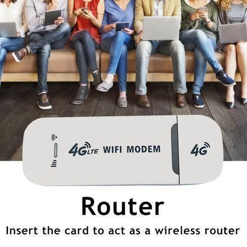 4G LTE USB MIFI/UFI 150Mbps Modem Stick Portable Wireless WiFi Adapter 4G Card Router for Home Office 4G USB Modem