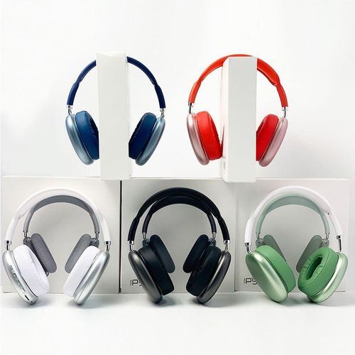 P9 Bluetooth Headphones - Wireless Silver Earphones with Subwoofer, 10h Playtime, Built-in Mic