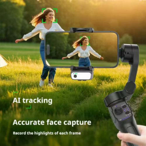 L9 Lite Portable 3 Axis Smartphone Gimbal Stabilizer Anti-Shake with AI Face Tracking