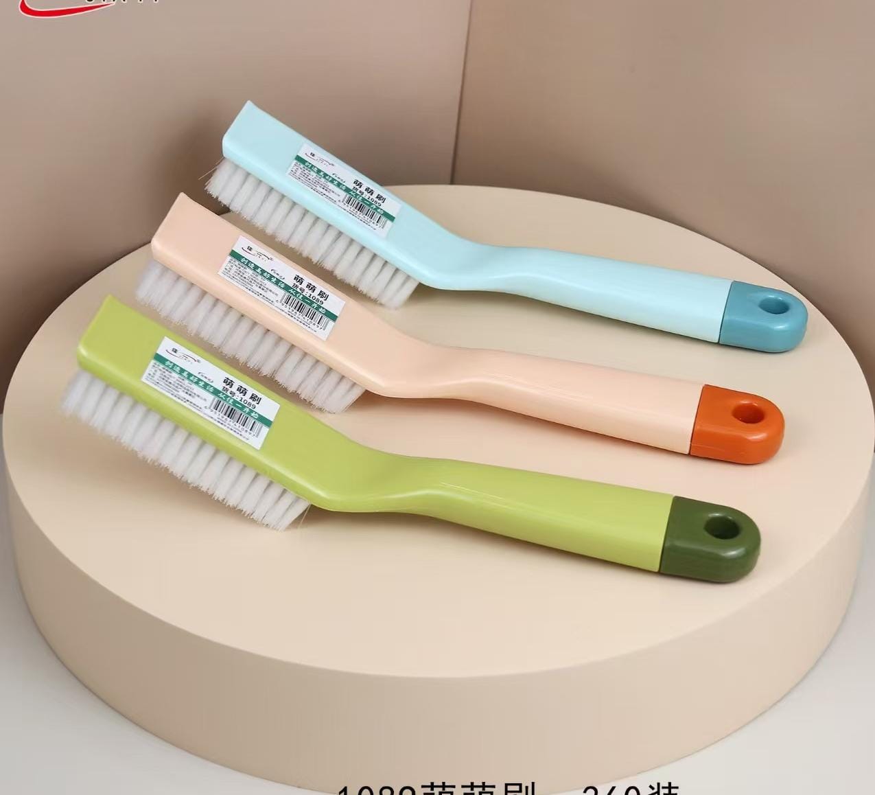 Shoe Brush ,Cleaning Brush Soft Bristle, Long Handle Multi-Angle, Shoe Care, Cleaner Suede Brush Footwear Crevice Tool - Random Colors, also used to clean feet since its soft.