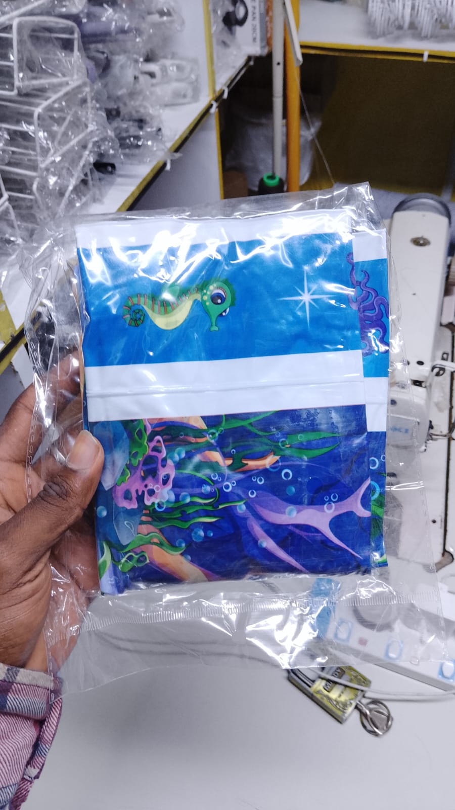 Baby tummy time water play mat pad with 5 floating animals, 🐟water tube inside, 🐡inflatable air tube outside