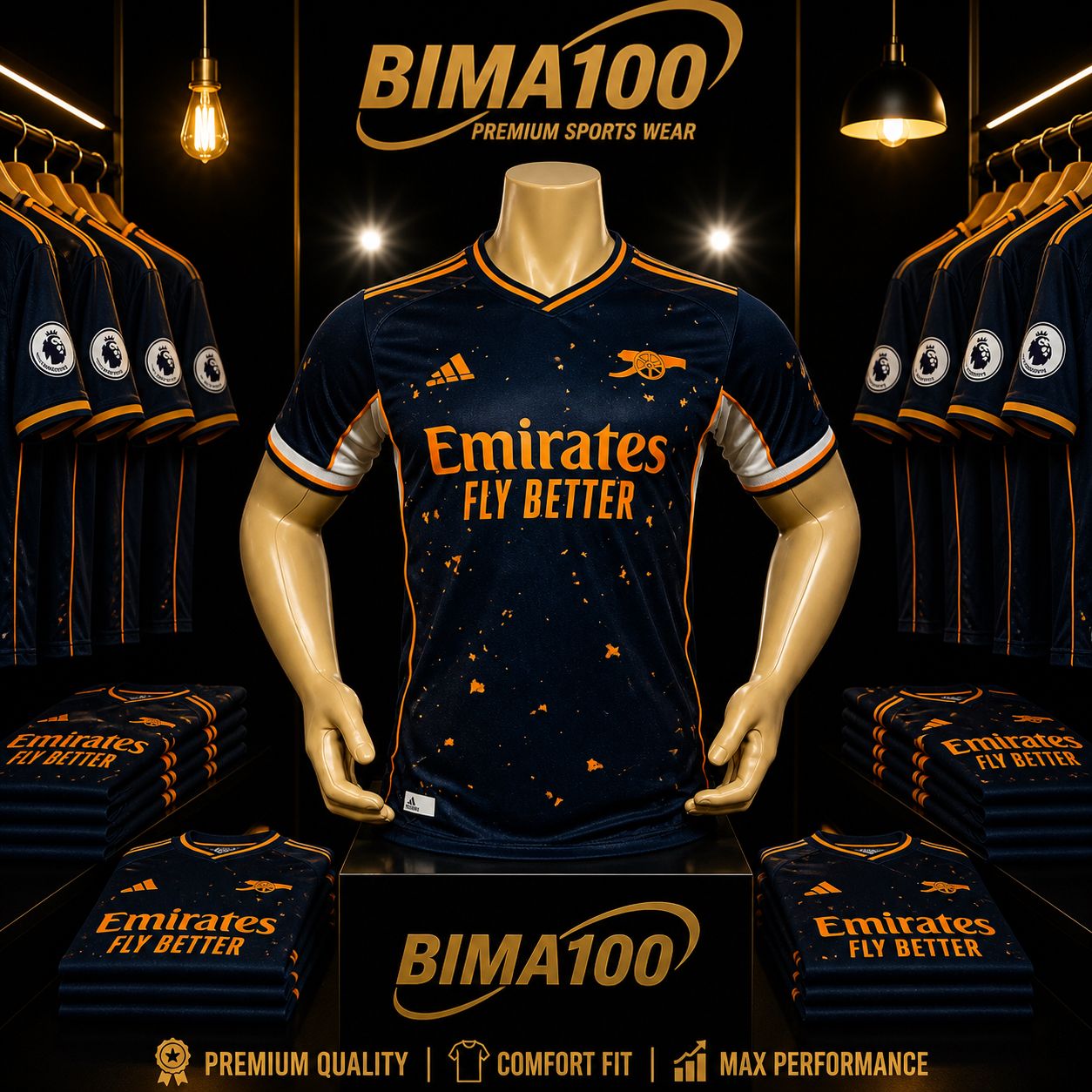 OFFER!! OFFER!! Arsenal 2026/27 Away kit, dark blue design .Special Offer !!💯Special Discounts Sale