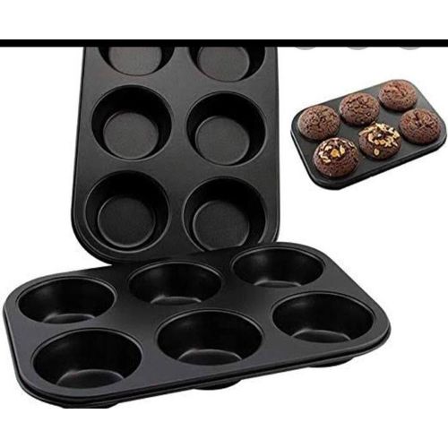 6-holes Non-Stick Cupcake Pan Muffin Tin