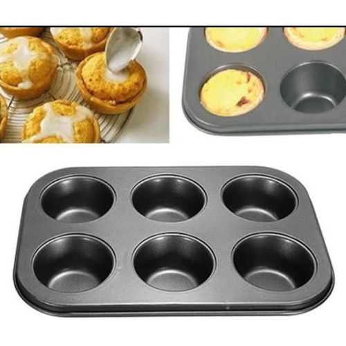 6-holes Non-Stick Cupcake Pan Muffin Tin