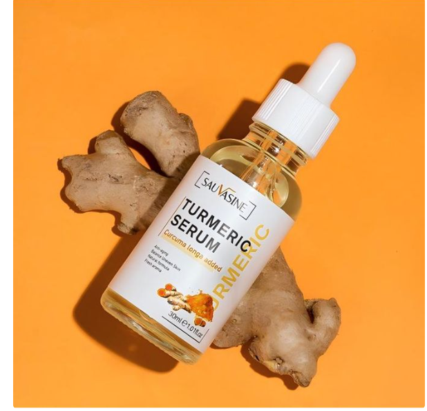 Turmeric Essence Serum 30ml/Anti-Aging/Brightening/Hydrating for Unisex/Hydrating Brightening Anti-Wrinkle Essence  Its lightweight texture absorbs quickly, perfect for daily morning and night use .
