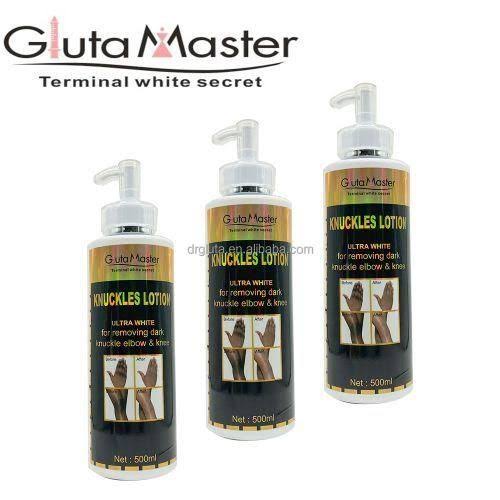 Gluta Master Terminal White Secret Knuckles Lotion for removing dark knuckles, elbows, and knees.Formulated for hyperpigmentation and aims to lighten and even out skin tone on joints.