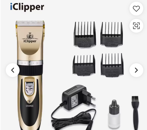 Electrical Pet Clipper Professional Grooming Kit Rechargeable Pet Cat Dog Hair Shaver a low-noise motor, high-quality blades and a user-friendly design, our dog clippers ensure easy smooth trimming.