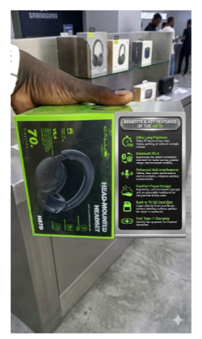 CALUS H87D Head-Mounted Wireless Headset Bluetooth-enabled headphones not only boast a sleek and stylish design but also feature an integrated microphone and top-of-the-line noise-canceling technology