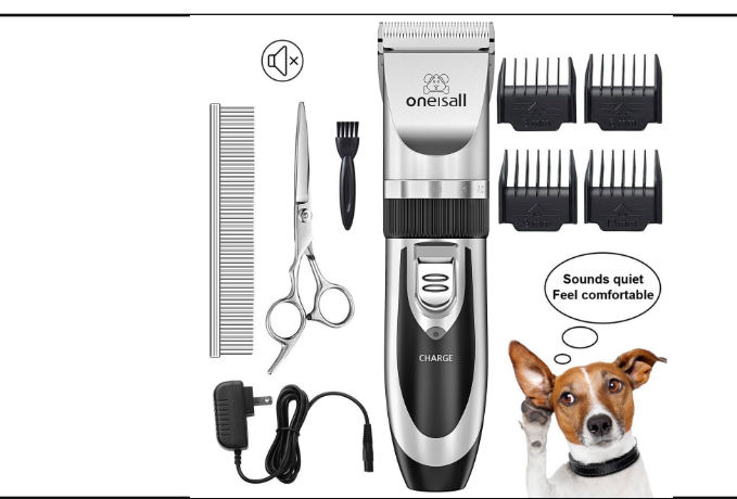 Electrical Pet Clipper Professional Grooming Kit Rechargeable Pet Cat Dog Hair Shaver a low-noise motor, high-quality blades and a user-friendly design, our dog clippers ensure easy smooth trimming.