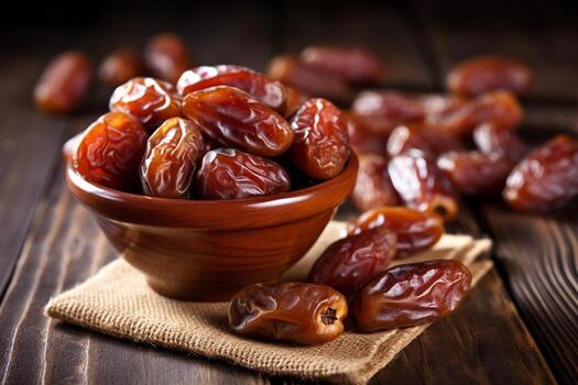Dates are the sweet, oval-shaped fruits of the date palm tree  is primarily grown in tropical and arid regions like the Middle East and North Africa. Often referred to as "nature’s candy."