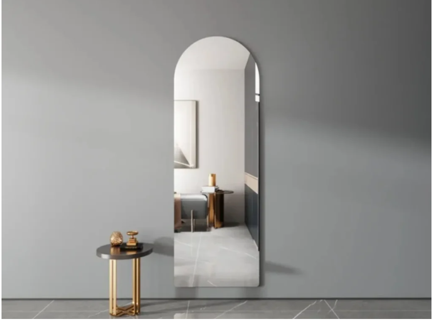 120x40cm Peel and Stick Decorative Mirror Wall Sticker - Removable, Elegant Design for Home & Office .High-quality double-sided tape enables easy removal without damage to the wall, leaving no trace.