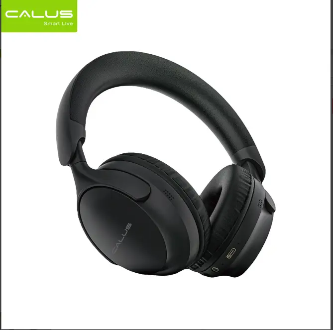 CALUS H87D Head-Mounted Wireless Headset Bluetooth-enabled headphones not only boast a sleek and stylish design but also feature an integrated microphone and top-of-the-line noise-canceling technology