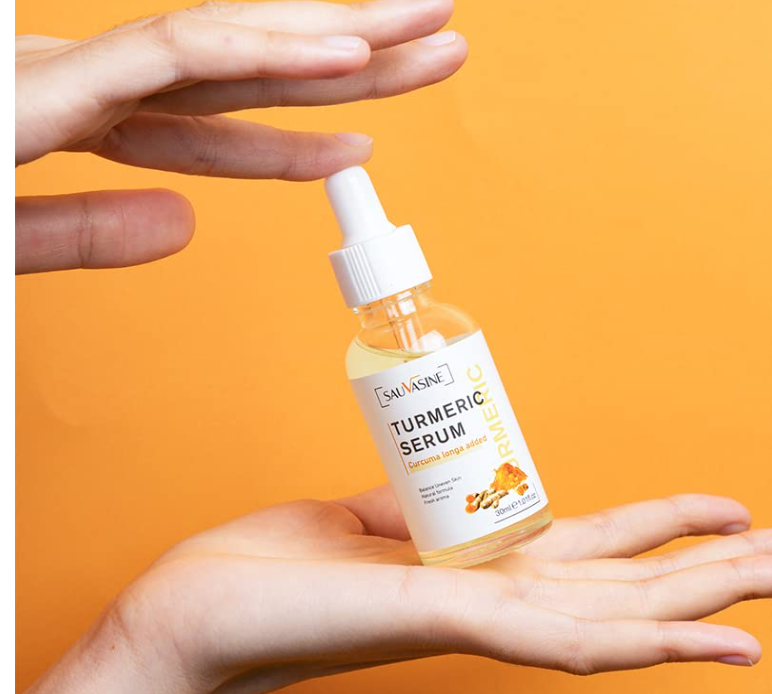 Turmeric Essence Serum 30ml/Anti-Aging/Brightening/Hydrating for Unisex/Hydrating Brightening Anti-Wrinkle Essence  Its lightweight texture absorbs quickly, perfect for daily morning and night use .