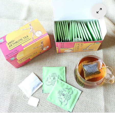 Anti-Arthritis Tea, which is marketed as a herbal blend designed for the prevention and treatment of conditions like rheumatism you can prevent the accumulation of excess uric acid in your bloodstream