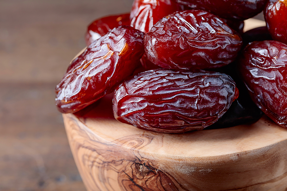 Dates are the sweet, oval-shaped fruits of the date palm tree  is primarily grown in tropical and arid regions like the Middle East and North Africa. Often referred to as "nature’s candy."