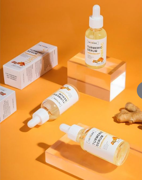 Turmeric Essence Serum 30ml/Anti-Aging/Brightening/Hydrating for Unisex/Hydrating Brightening Anti-Wrinkle Essence  Its lightweight texture absorbs quickly, perfect for daily morning and night use .