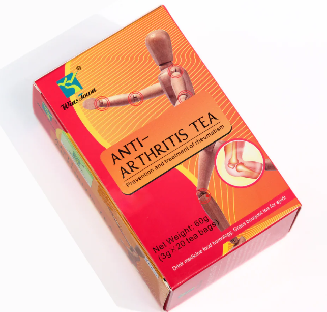 Anti-Arthritis Tea, which is marketed as a herbal blend designed for the prevention and treatment of conditions like rheumatism you can prevent the accumulation of excess uric acid in your bloodstream