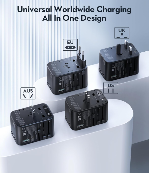 65W GaN Fast Super Fast Wall Charger.Laptop & Phone Compatible Description: Power up all your devices quickly and safely with the Floating Ark FDS-08 65W GaN Super Fast Wall Charger .