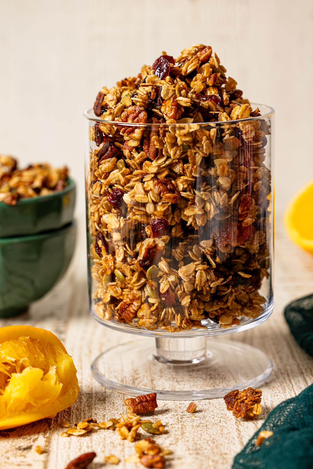 Baked honey granola is a crunchy,naturally sweetened breakfast classic made by coating rolled oats,nuts,and spices in a warmed honey-and-oil mixture before baking.the honey acts as a natural sweetener