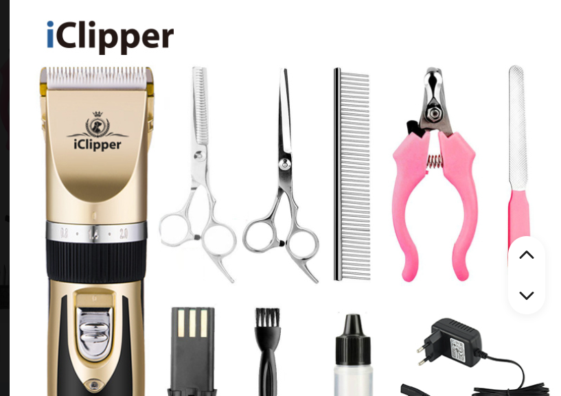 Electrical Pet Clipper Professional Grooming Kit Rechargeable Pet Cat Dog Hair Shaver a low-noise motor, high-quality blades and a user-friendly design, our dog clippers ensure easy smooth trimming.