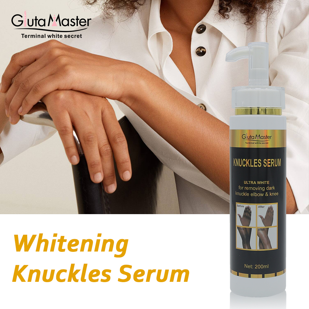 Gluta Master Terminal White Secret Knuckles Lotion for removing dark knuckles, elbows, and knees.Formulated for hyperpigmentation and aims to lighten and even out skin tone on joints.