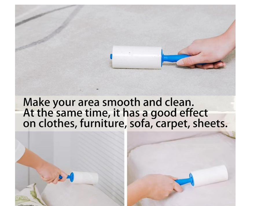 Tearable Hair Remover Roller, Tearable Sticky Lint Roller, Portable Lint Remover, For Furniture, Carpet, Clothes