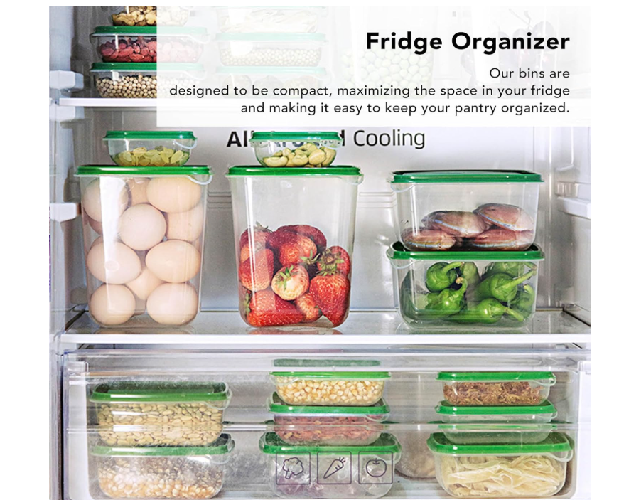 17-Piece Fresh Keeping Food Storage Box Set – Airtight, Leak-Proof Containers for Kitchen, Fridge, and Meal Prep these containers come in a variety of sizes to suit all your storage needs .