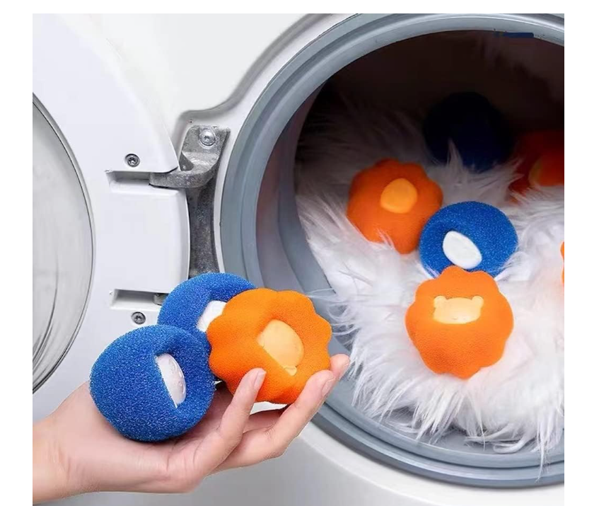10-Piece Reusable Laundry Balls – Lint & Pet Hair Remover Washing Machine Cleaning Balls  a practical laundry solution designed to improve washing performance while protecting fabrics.
