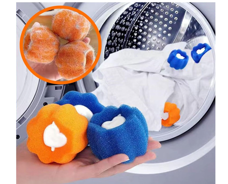 10-Piece Reusable Laundry Balls – Lint & Pet Hair Remover Washing Machine Cleaning Balls  a practical laundry solution designed to improve washing performance while protecting fabrics.