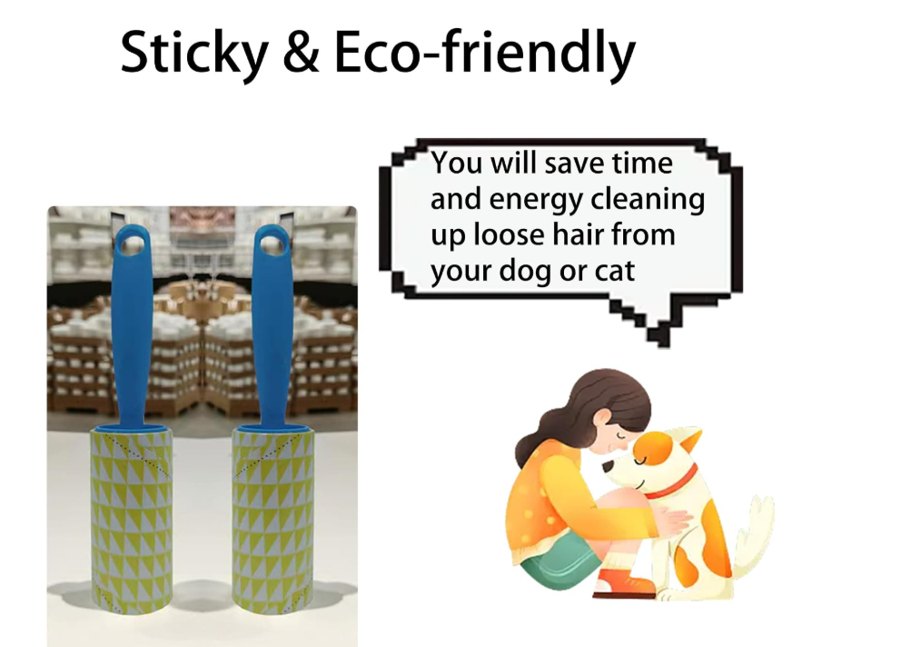 Tearable Hair Remover Roller, Tearable Sticky Lint Roller, Portable Lint Remover, For Furniture, Carpet, Clothes