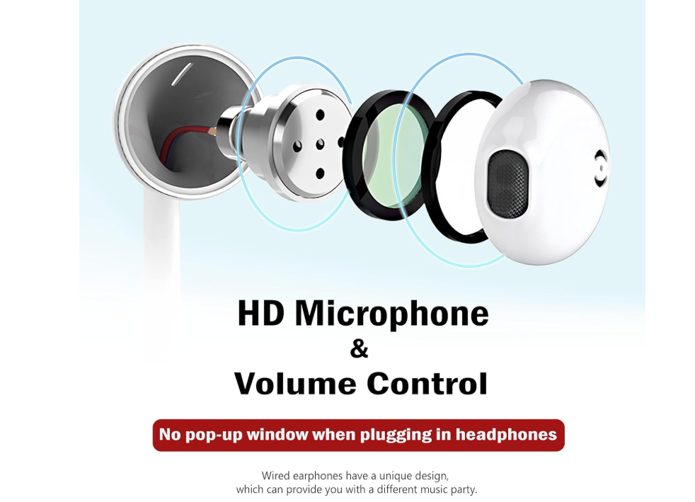 SGS77 Hi-Fi Sound Wireless Headset, an affordable earbud model styled like standard wired earbuds but engineered with built-in Bluetooth connectivity, it works seamlessly with mainstream Type-C phones