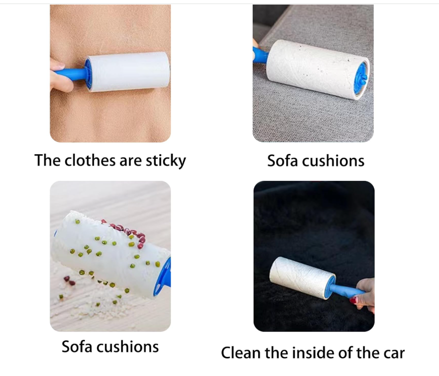 Tearable Hair Remover Roller, Tearable Sticky Lint Roller, Portable Lint Remover, For Furniture, Carpet, Clothes