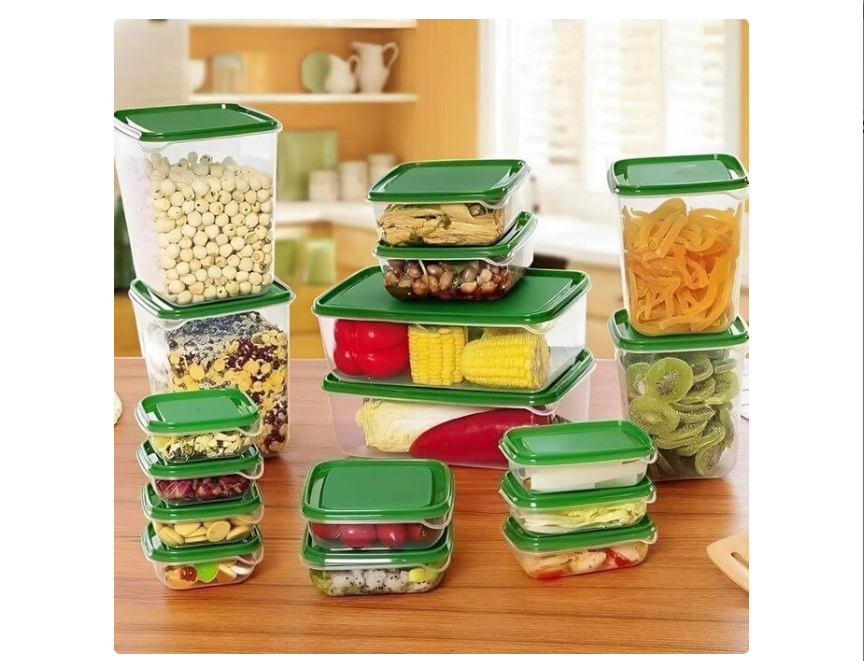 17-Piece Fresh Keeping Food Storage Box Set – Airtight, Leak-Proof Containers for Kitchen, Fridge, and Meal Prep these containers come in a variety of sizes to suit all your storage needs .
